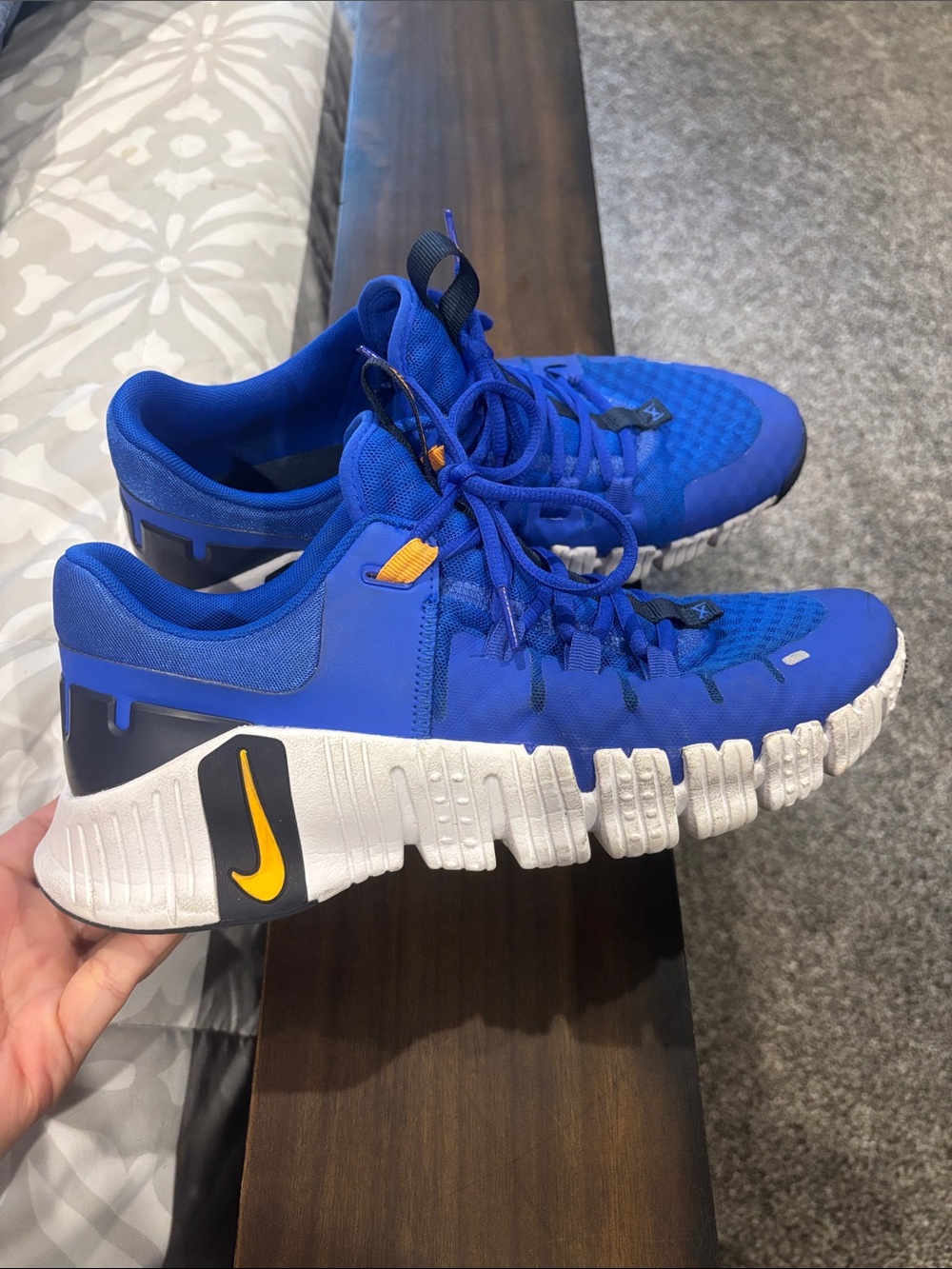 Nike Metcon 9.5 men’s blue and White training Shoes
